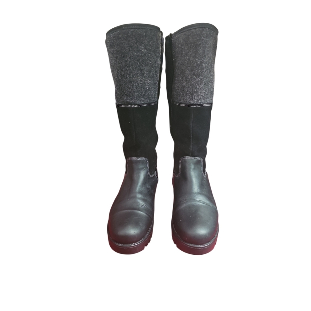 Bos & Co Goose Prima waterproof Black Mid Calf Boots Sz 40 Or 9-9.5 - Picture 3 of 14